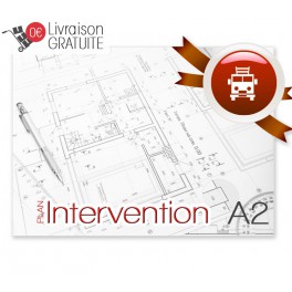 Plan d'intervention plastifié A2