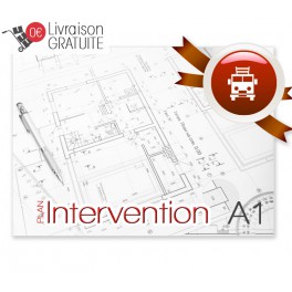 Plan d'intervention plastifié A1