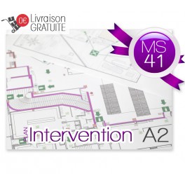 Plan d'intervention plastifié MS41 A2