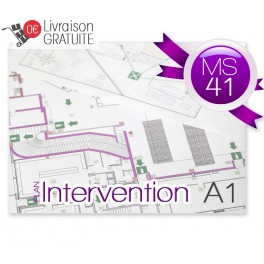 Plan d'intervention plastifié MS41 A1