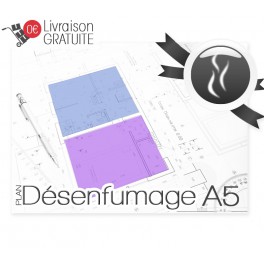 Plan de désenfumage plastifié A5