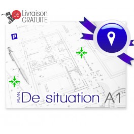 Plan de situation plastifié A1