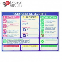 Consigne de sécurité A3