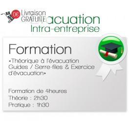 Formation théorique "Guides et Serre-files" avec exercices d'évacuation type ERP / ERT