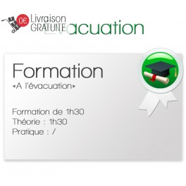Formation théorique à l'évacuation