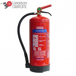 Extincteur à eau avec additif 9 Litres Gloria S 9 DL WB