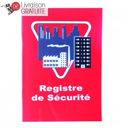 Registre de sécurité A4 édition simplifiée