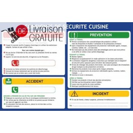 Consignes de sécurité cuisine