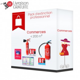 Pack d'extinction professionnel pour commerce