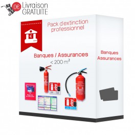Pack d'extinction professionnel pour banque et assurance